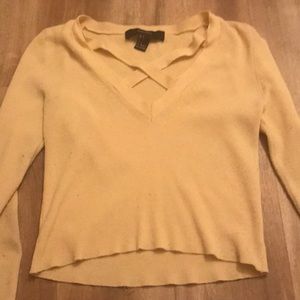 knitted cropped sweater